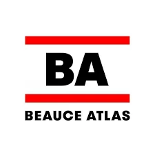 Logo BA Beauce Atlas noir et rouge
