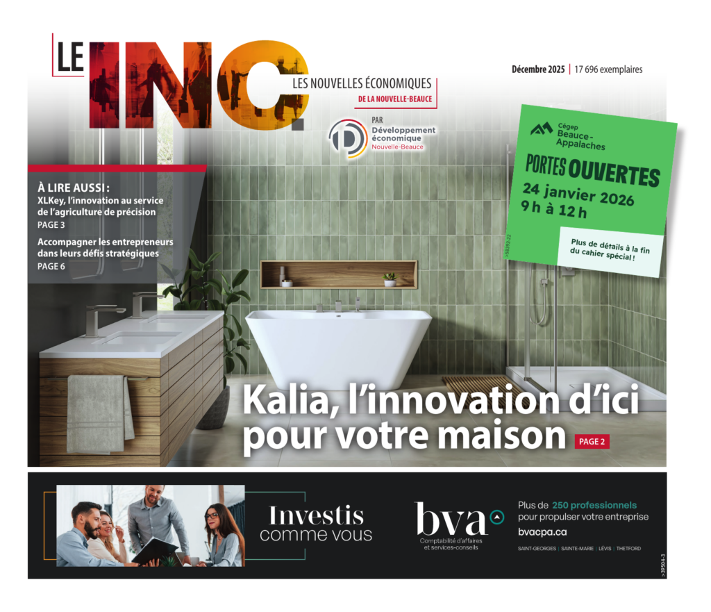 Couverture magazine économique avec salle de bain moderne