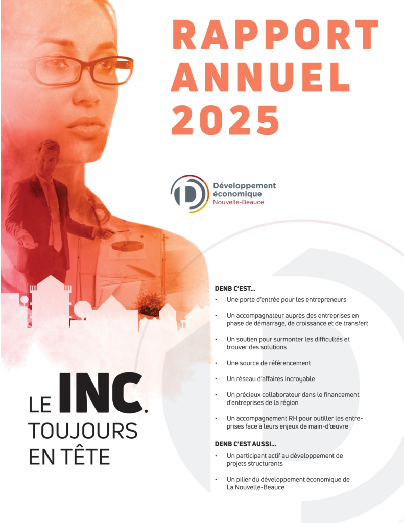Couverture Rapport annuel 2025 Nouvelle-Beauce