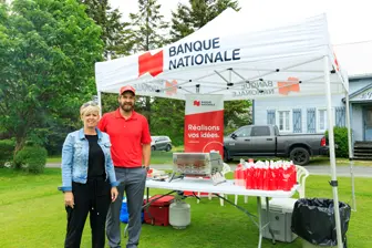 Stand Banque Nationale lors d’un événement local