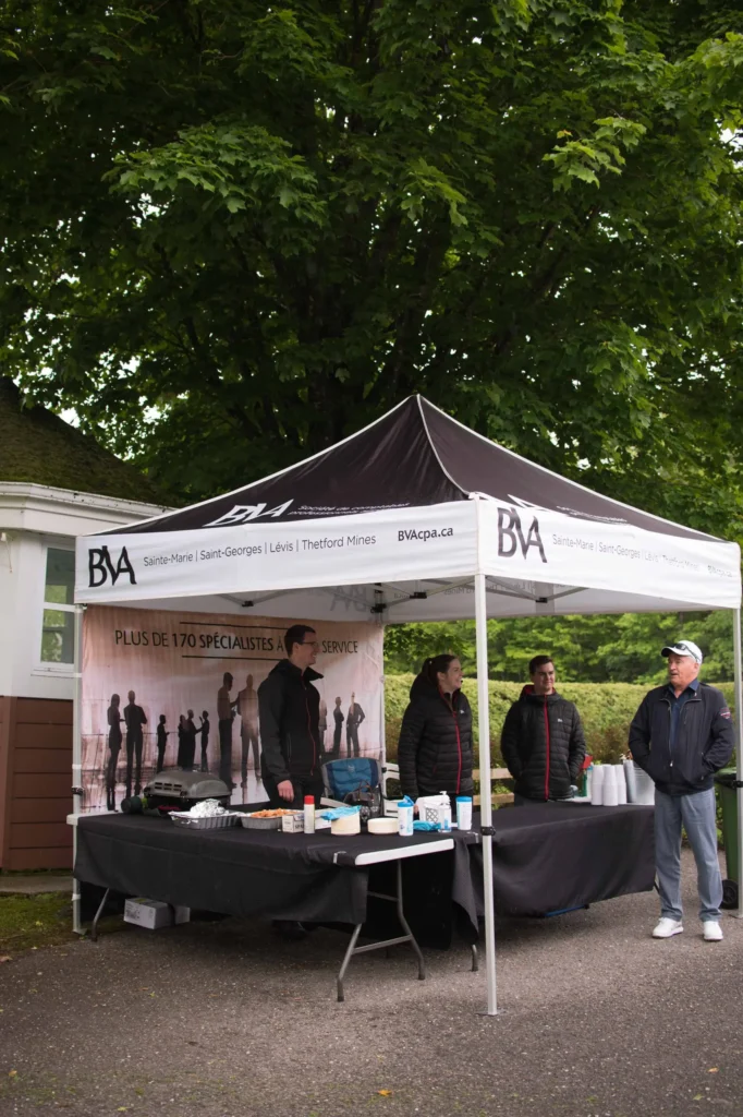 Stand BVA lors d’un événement extérieur