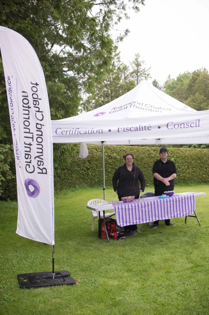 Stand Raymond Chabot Grant Thornton en plein air