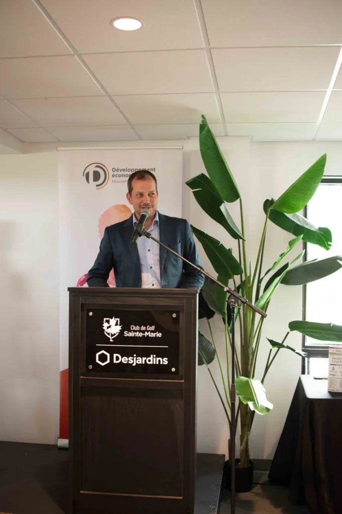 Discours lors d’un événement économique local