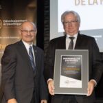 M. Richard Lehoux (préfet MRC Nouvelle-Beauce) et M. Michel Lehoux (récipiendaire)